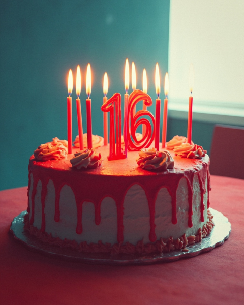 Birthday e-card design