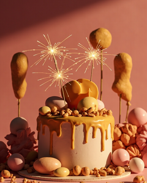 Birthday e-card design