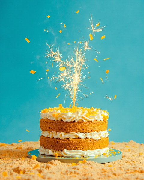 Birthday e-card design