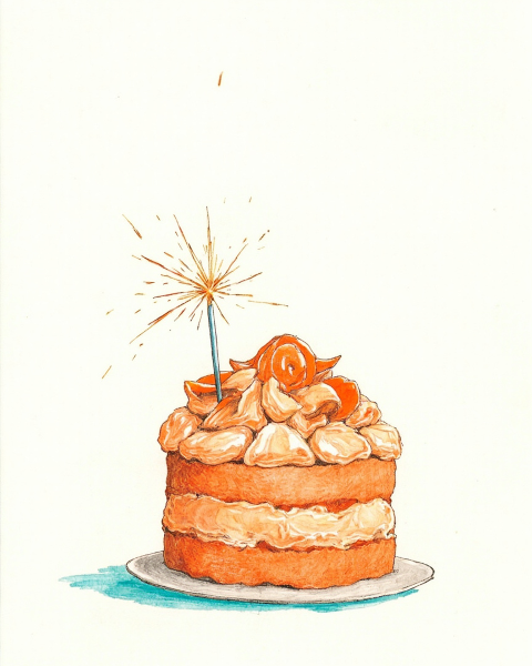 Birthday e-card design