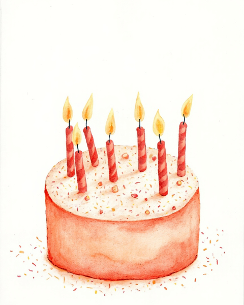 Birthday e-card design