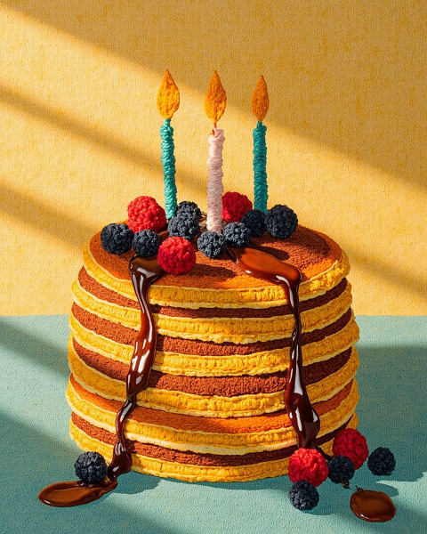 Birthday e-card design