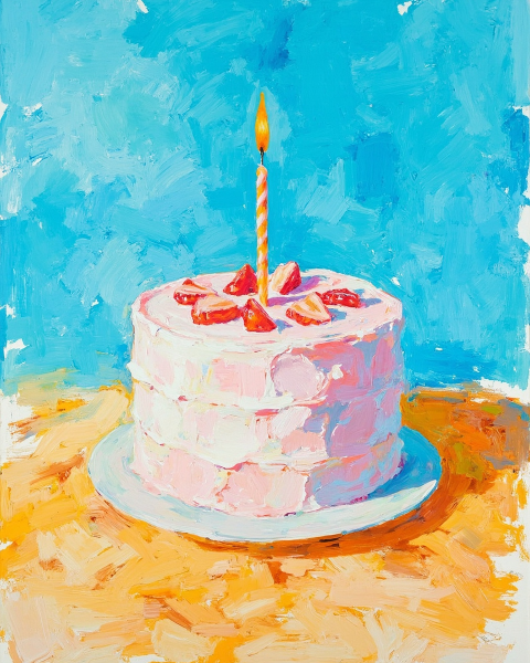 Birthday e-card design