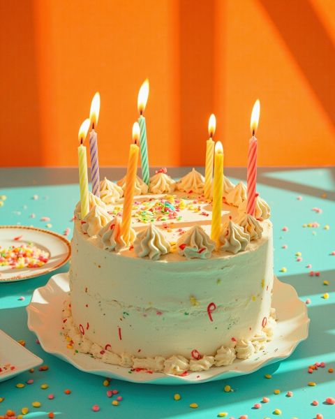 Birthday e-card design