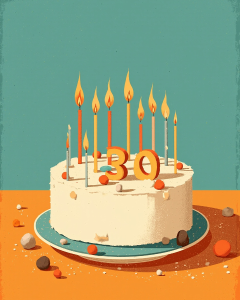 Birthday e-card design