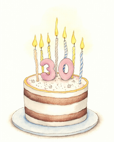 Birthday e-card design