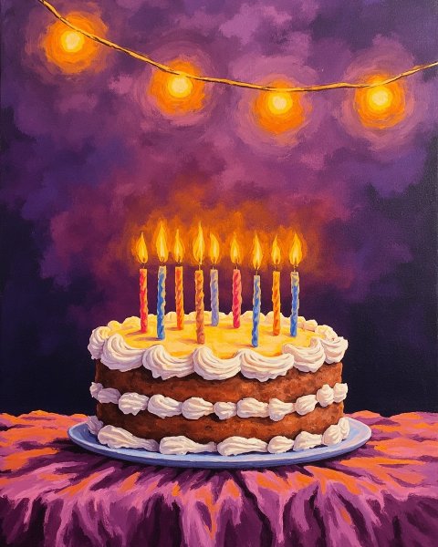 Birthday e-card design
