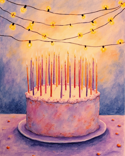 Birthday e-card design