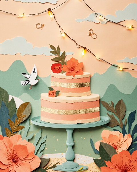 Birthday e-card design