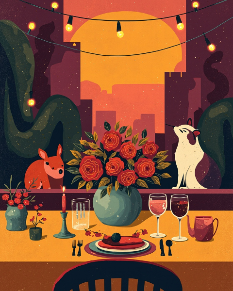 Birthday e-card design