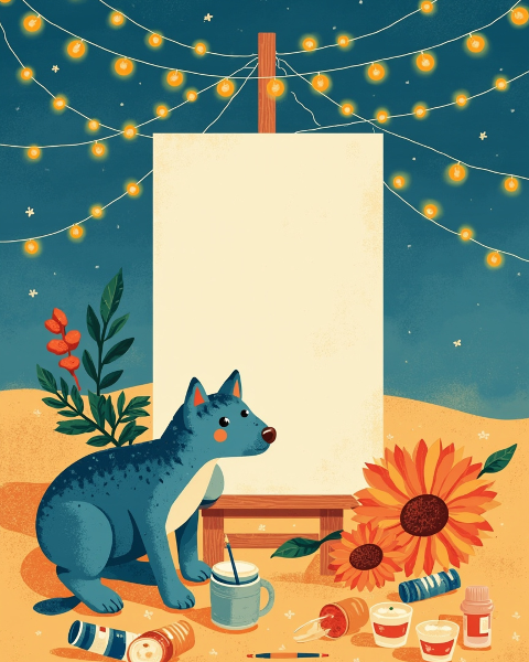 Birthday e-card design