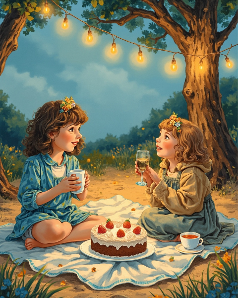 Birthday e-card design
