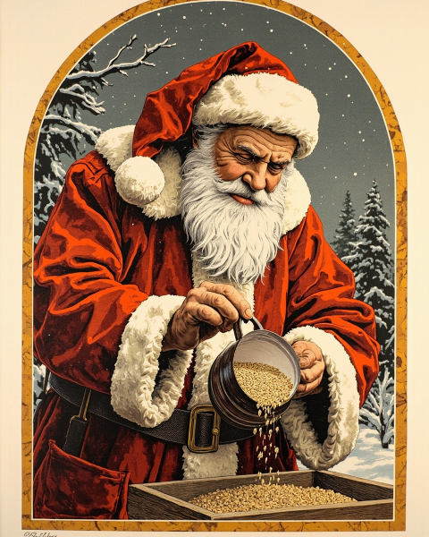 Christmas e-card design