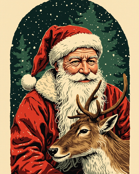 Christmas e-card design