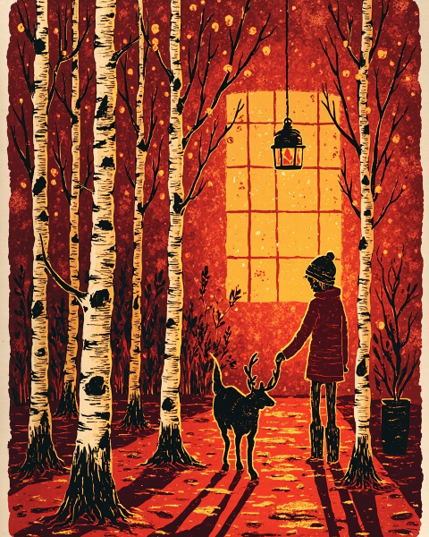 Christmas e-card design