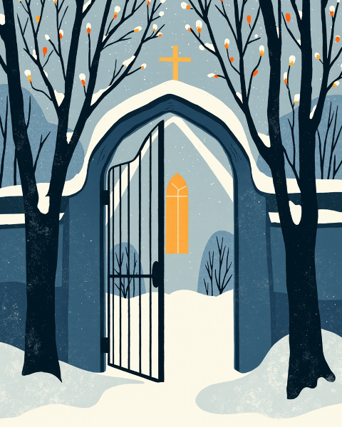 Christmas e-card design