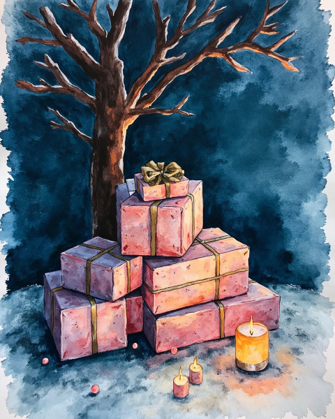 Christmas e-card design
