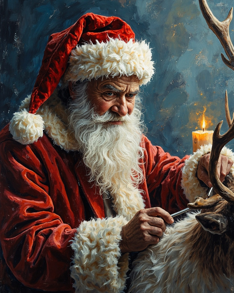 Christmas e-card design