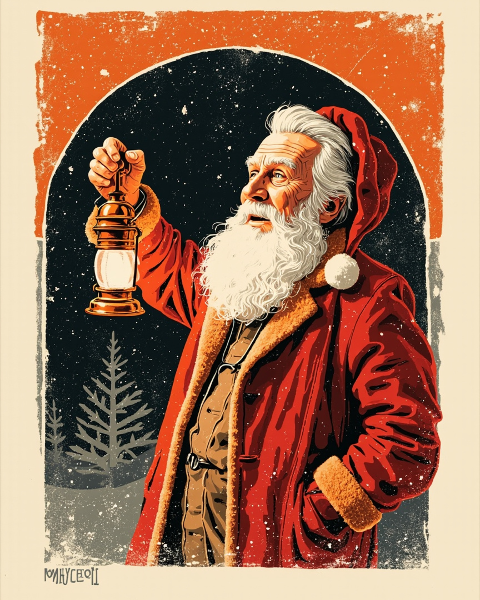Christmas e-card design