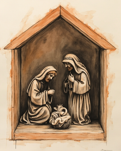 Christmas e-card design