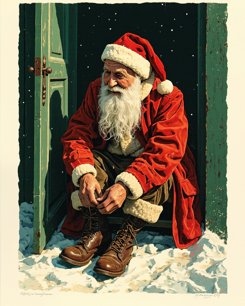 Christmas e-card design