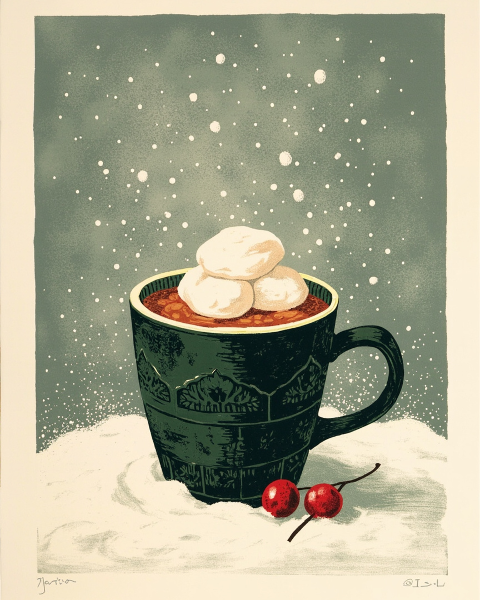 Christmas e-card design
