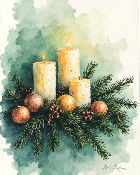 Christmas e-card design