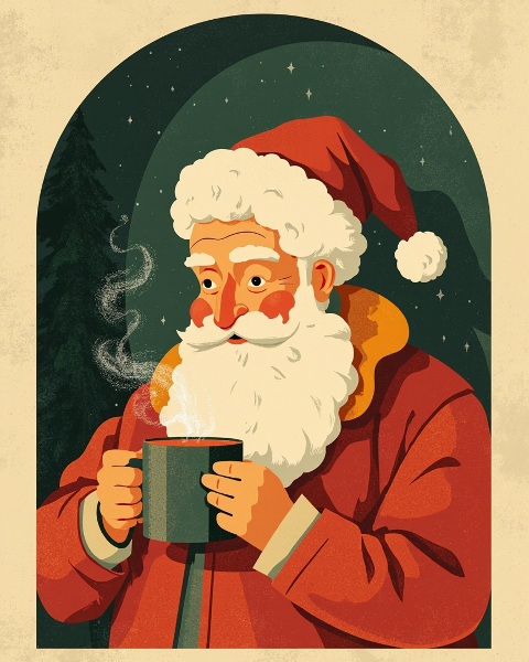 Christmas e-card design
