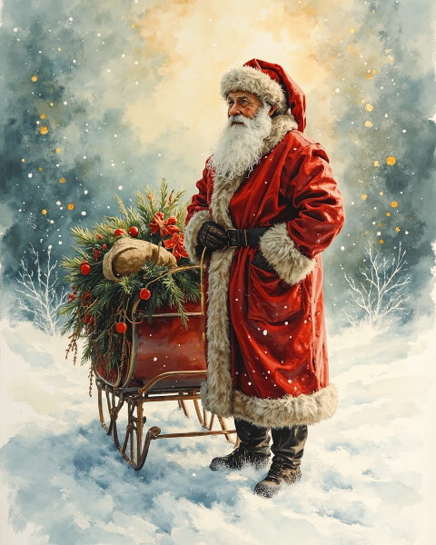 Christmas e-card design