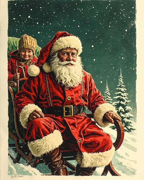 Christmas e-card design
