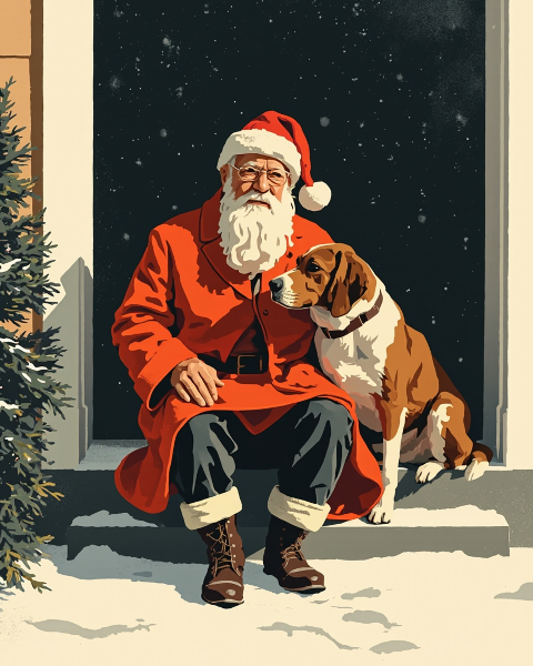 Christmas e-card design