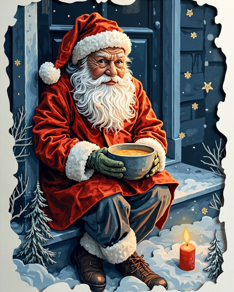 Christmas e-card design