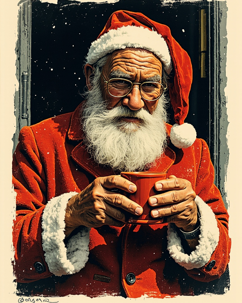 Christmas e-card design