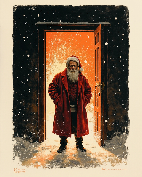 Christmas e-card design