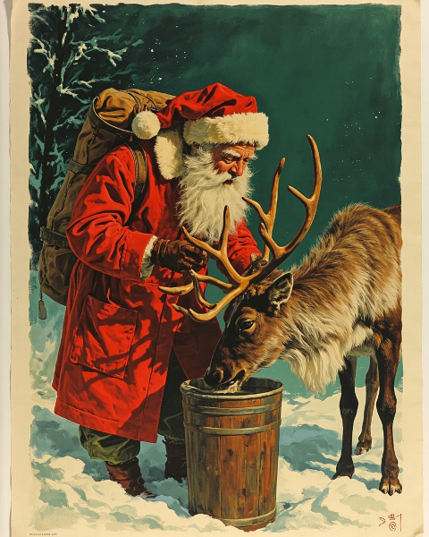 Christmas e-card design