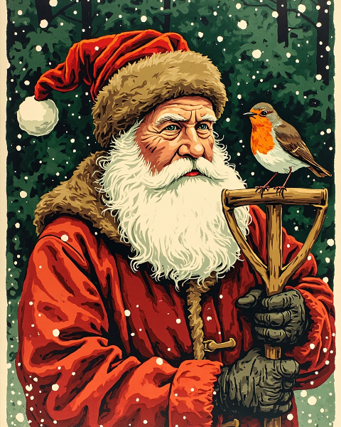 Christmas e-card design