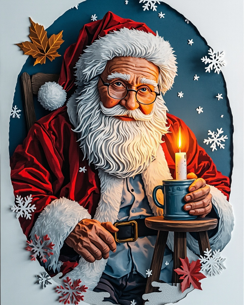 Christmas e-card design