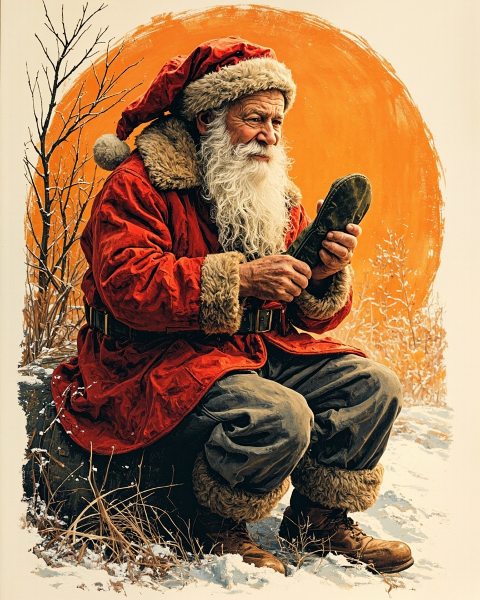 Christmas e-card design