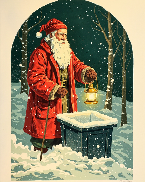 Christmas e-card design