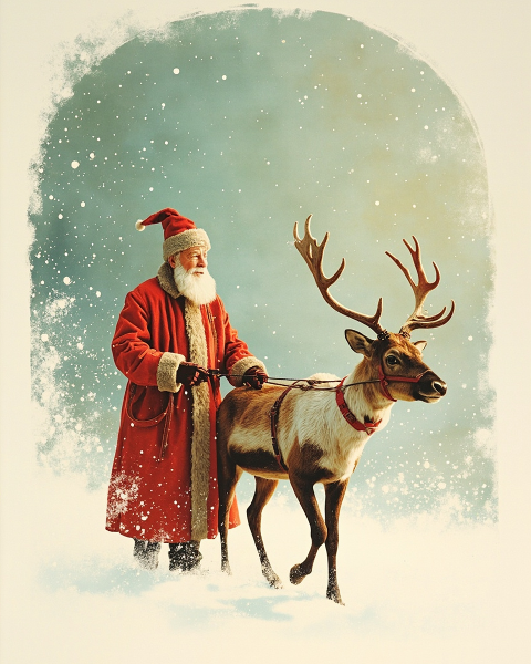 Christmas e-card design