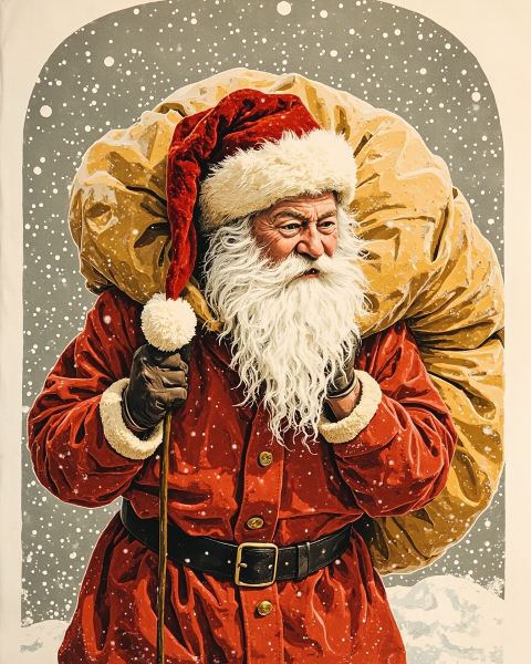 Christmas e-card design
