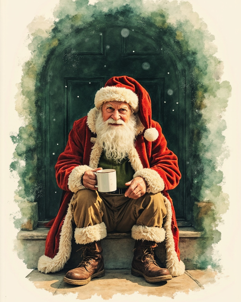 Christmas e-card design