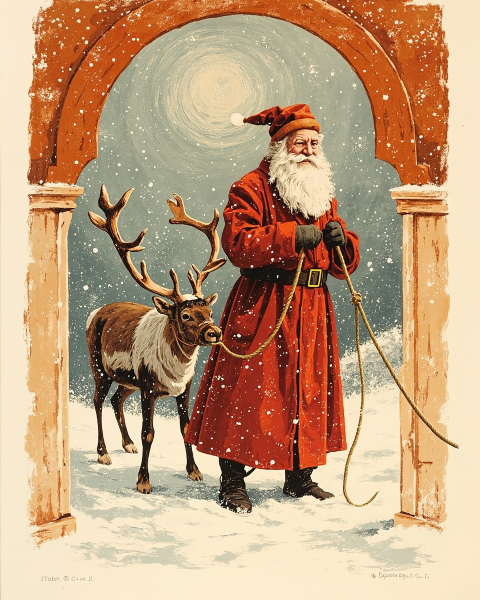 Christmas e-card design