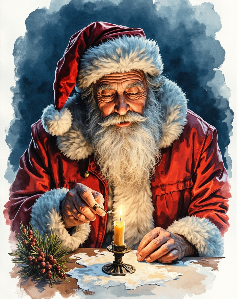 Christmas e-card design