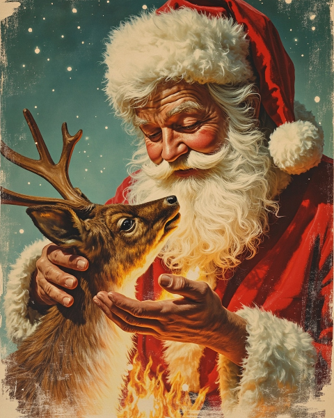 Christmas e-card design