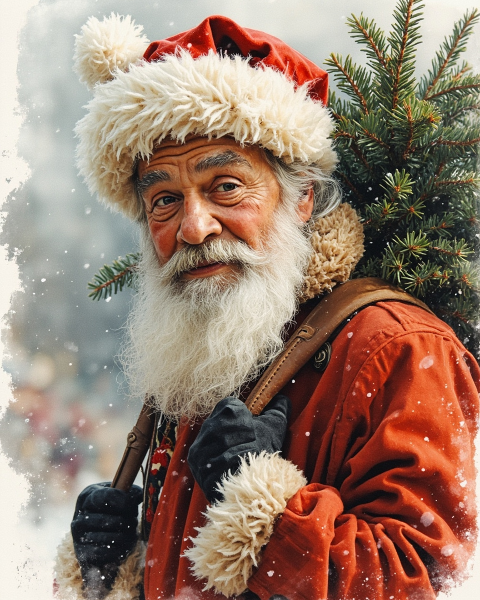 Christmas e-card design