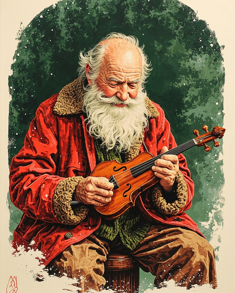 Christmas e-card design