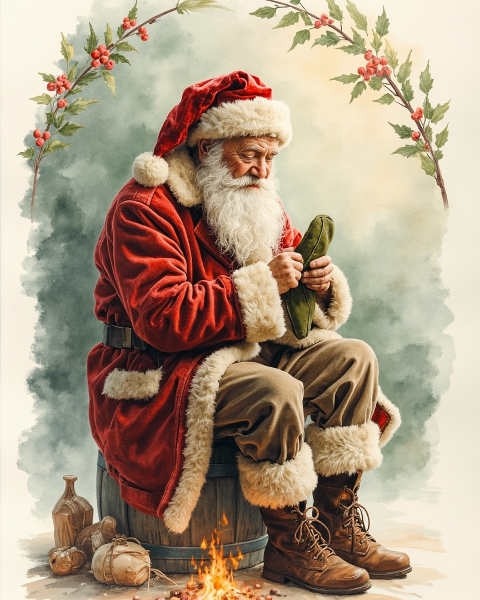 Christmas e-card design