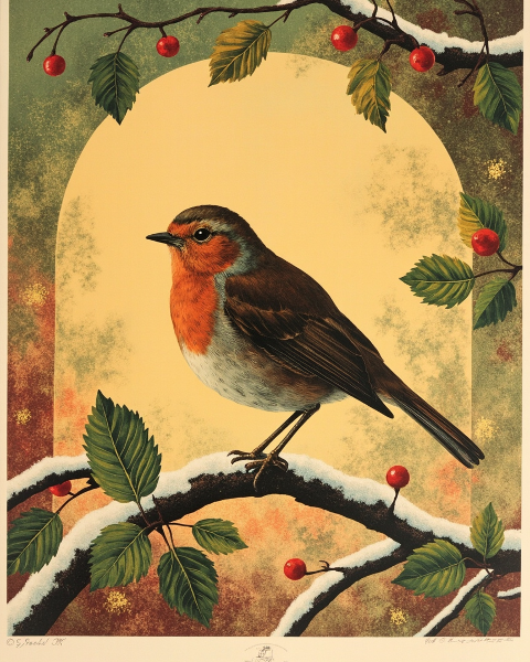 Christmas e-card design