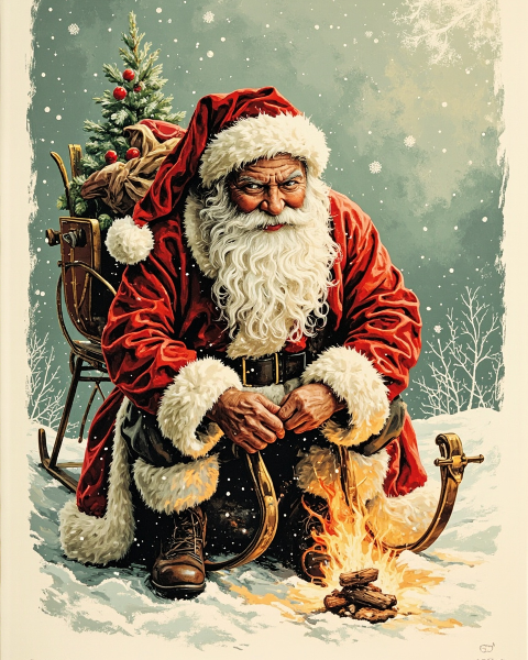 Christmas e-card design